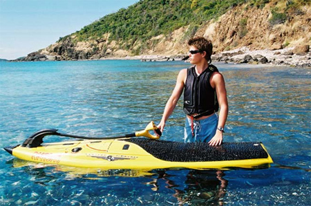 Surfboard with an Engine