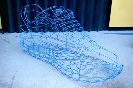 Nike Wireframe Sculpture