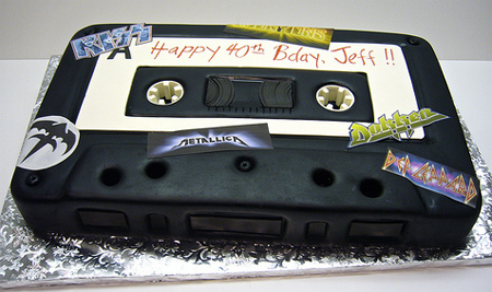 Cassette Tape Cake