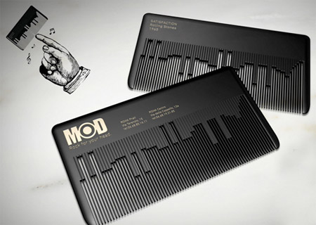Hair Comb Business Card