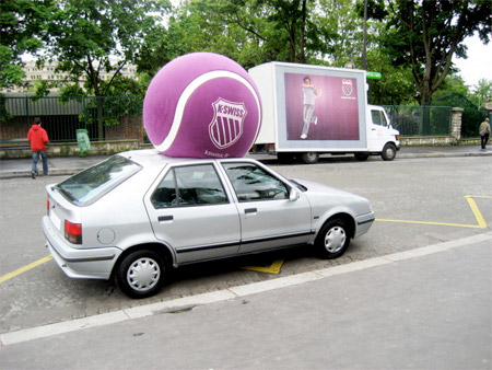 K-Swiss Car Advertisement
