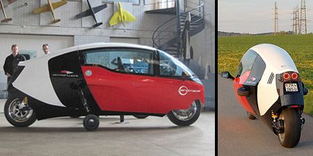 Fully Enclosed Electric Motorcycle