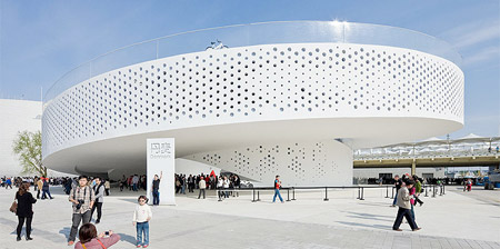 Futuristic Pavilion at Shanghai Expo