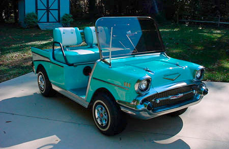 57 Chevy Golf Cart