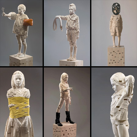 Sculptures by Gehard Demetz