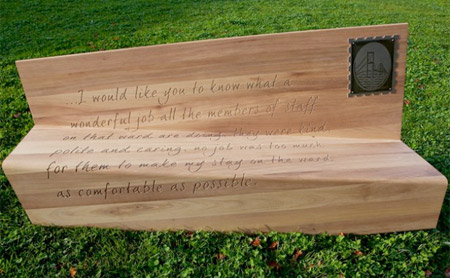 Letter Bench