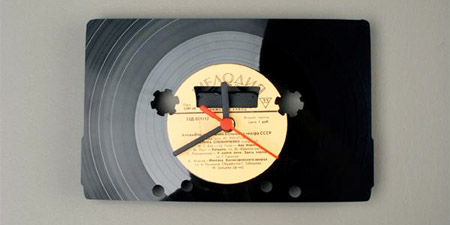 Cassette Wall Clock