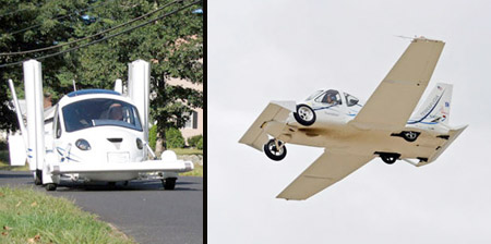 Flying Car with Retractable Wings