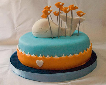 Twitter Fail Whale Cake