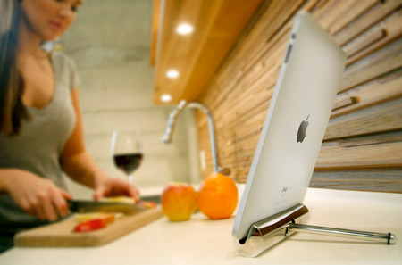 Kitchen iPad Stand