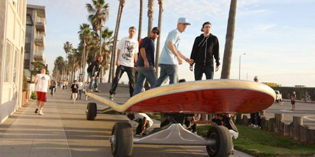 Worlds Largest Skateboard