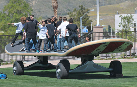 Worlds Biggest Skateboard