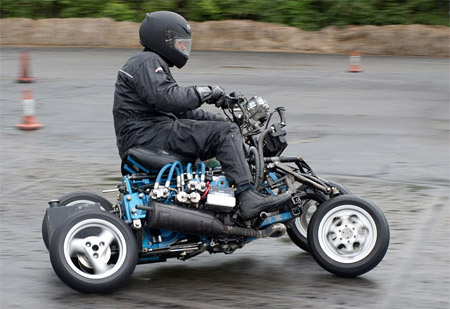 Four Wheeled Motorcycle