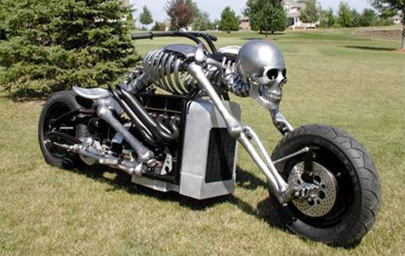 Skeleton Motorcycle