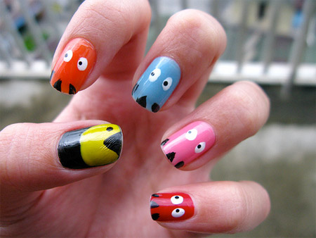 Pac-Man Nails
