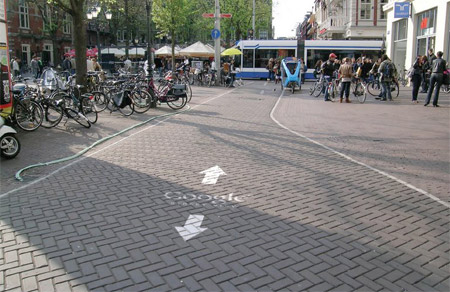 Google Street View Pavement Ad