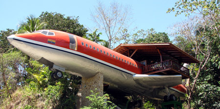 Airplane Hotel in Costa Rica