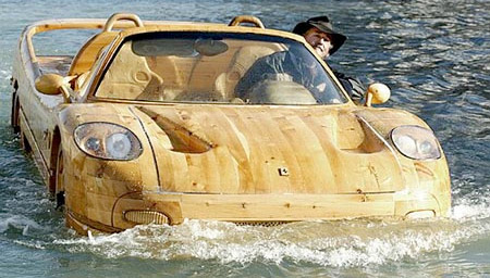 Wooden Ferrari Boat