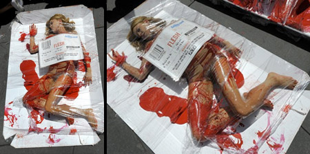 Human Meat Packages from PETA