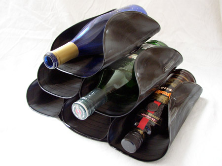 Vinyl Wine Rack