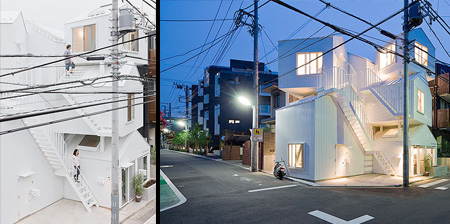 Apartments made from Stacked Houses