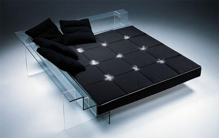 Glass Bed