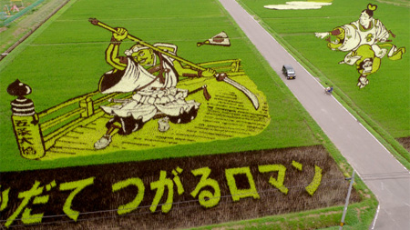 Japanese Rice Fields Art