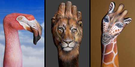 Animal Hand Paintings