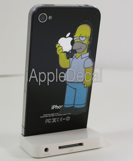 Homer Simpson iPhone Sticker