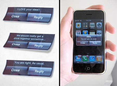 SMS iPhone Stickers