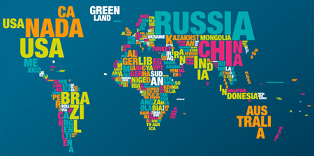 Geography Meets Typography