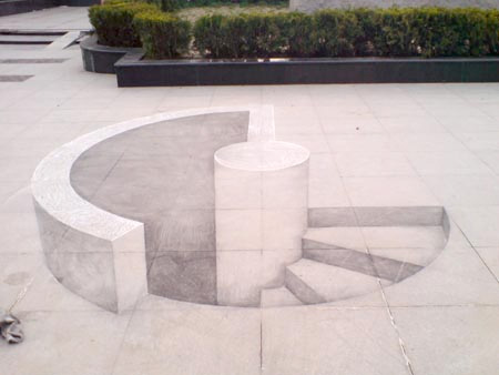 3D Chalk Art