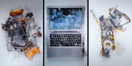 Destroyed Apple Products