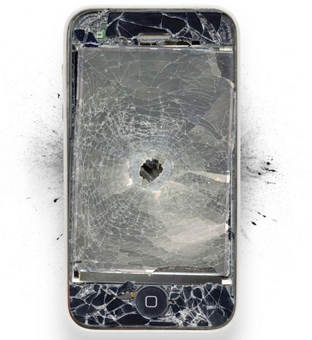 Destroyed iPhone