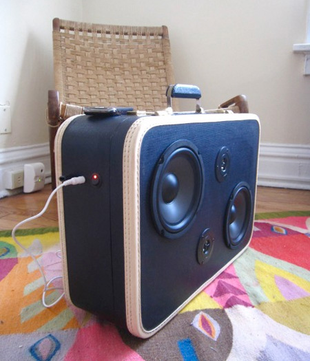 Briefcase Boombox