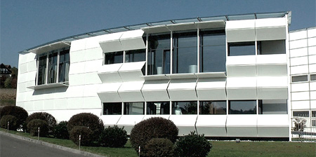 Modern Building with Dynamic Facade