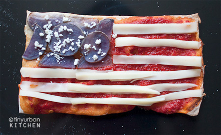 USA Flag Pizza