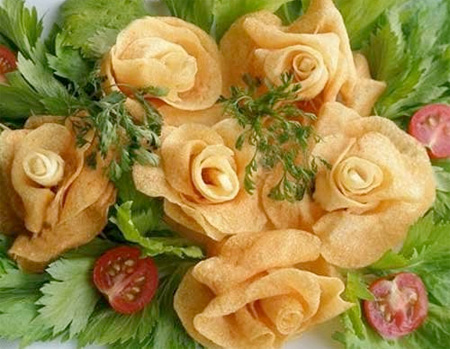 Potato Roses