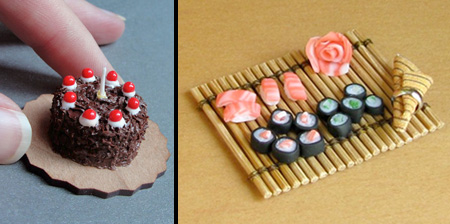 Miniature Food Sculptures