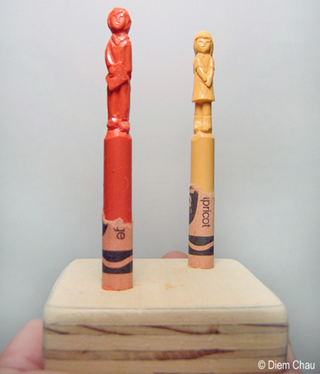 Boy and Girl Crayons