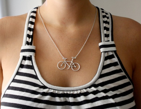 Bicycle Necklace