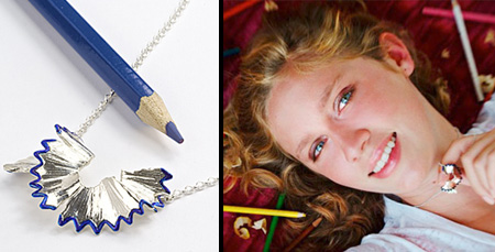 Pencil Shaving Necklace