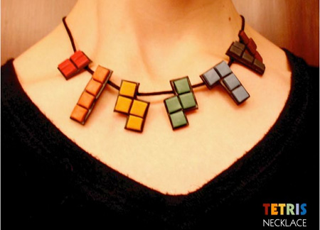 Tetris Necklace