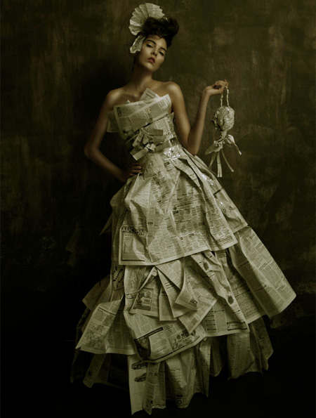 Newspaper Dress