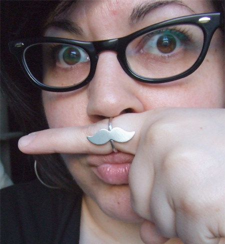 Moustache Ring