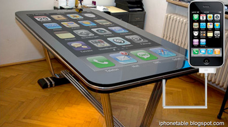 iPhone Table