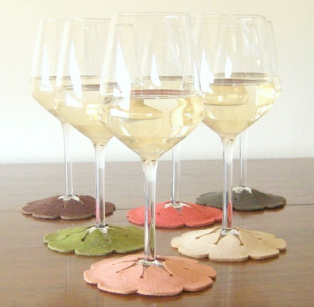 Wine Glass Coasters