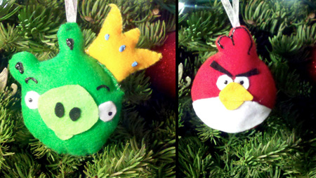 Angry Birds Ornaments