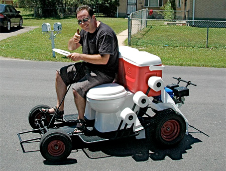 Toilet Go Kart