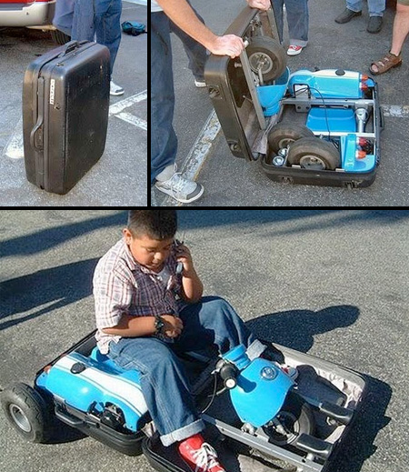 Suitcase Go Kart